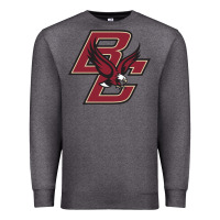 Charcoal Heather boston college eagl3s Premium Sweatshirt - SnappyArt