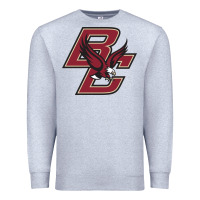 Heather Grey boston college eagl3s Premium Sweatshirt - SnappyArt
