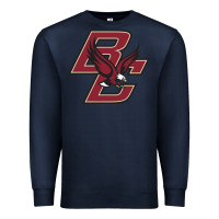 Navy boston college eagl3s Premium Sweatshirt - SnappyArt