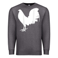 Charcoal Heather game fowl gallegos, rooster, chicken t shirt Premium Sweatshirt - PixelFlow