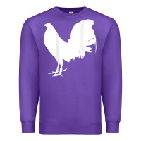 Purple game fowl gallegos, rooster, chicken t shirt Premium Sweatshirt - PixelFlow