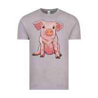 Vintage Zinc sitting pig Vintage Tee - RanaPortraitStore