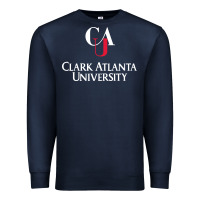 Navy clark atlanta university Premium Sweatshirt - SnappyArt