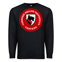 Black carnegie mellon tartans Premium Sweatshirt - SnappyArt