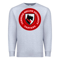 Heather Grey carnegie mellon tartans Premium Sweatshirt - SnappyArt