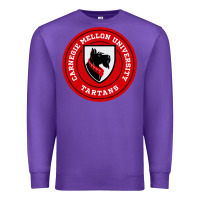 Purple carnegie mellon tartans Premium Sweatshirt - SnappyArt