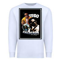 White tego calderon Premium Sweatshirt - SnappyArt