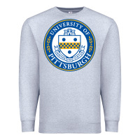 Heather Grey the-university-of-pittsburgh Premium Sweatshirt - SnappyArt