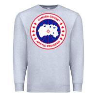 Heather Grey canada goose Premium Sweatshirt - SnappyArt