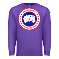 Purple canada goose Premium Sweatshirt - SnappyArt