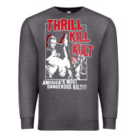 Charcoal Heather Thrill Kill Kults, Thrill Kill Kults vintage, Thrill Kill Kults art, T Premium Sweatshirt - SnappyArt