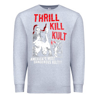 Heather Grey Thrill Kill Kults, Thrill Kill Kults vintage, Thrill Kill Kults art, T Premium Sweatshirt - SnappyArt
