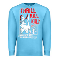 Ocean Blue Thrill Kill Kults, Thrill Kill Kults vintage, Thrill Kill Kults art, T Premium Sweatshirt - SnappyArt