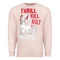 Pale Pink Thrill Kill Kults, Thrill Kill Kults vintage, Thrill Kill Kults art, T Premium Sweatshirt - SnappyArt