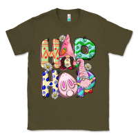 Army Green Hop hop Easter gnomies Easter Day Classic Tee - CowGirlArtShop