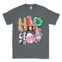 Charcoal Heather Hop hop Easter gnomies Easter Day Classic Tee - CowGirlArtShop