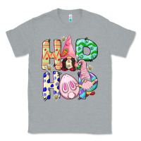 Heather Grey Hop hop Easter gnomies Easter Day Classic Tee - CowGirlArtShop