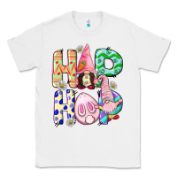 White Hop hop Easter gnomies Easter Day Classic Tee - CowGirlArtShop