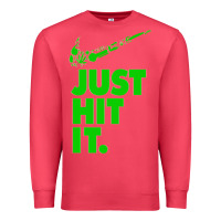 Cardinal Just Hit It Cannabis Weed Vintage Retro Design for Weed Lover Premium Sweatshirt - SnappyArt