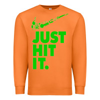 Carrot Just Hit It Cannabis Weed Vintage Retro Design for Weed Lover Premium Sweatshirt - SnappyArt