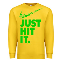 Lemon Just Hit It Cannabis Weed Vintage Retro Design for Weed Lover Premium Sweatshirt - SnappyArt