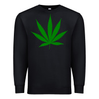 Black Weed Premium Sweatshirt - SnappyArt