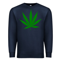 Navy Weed Premium Sweatshirt - SnappyArt