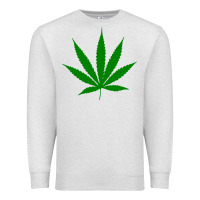 Oatmeal Heather Weed Premium Sweatshirt - SnappyArt
