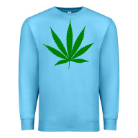 Ocean Blue Weed Premium Sweatshirt - SnappyArt