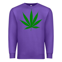 Purple Weed Premium Sweatshirt - SnappyArt