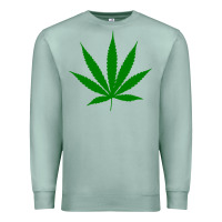 Seafoam Weed Premium Sweatshirt - SnappyArt