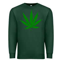 Sports Green Weed Premium Sweatshirt - SnappyArt