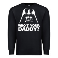 Black darth vader who's your daddy Premium Sweatshirt - SnappyArt