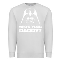 Dove Grey darth vader who's your daddy Premium Sweatshirt - SnappyArt