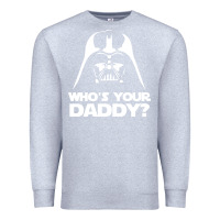 Heather Grey darth vader who's your daddy Premium Sweatshirt - SnappyArt