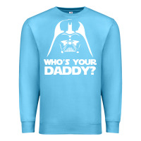 Ocean Blue darth vader who's your daddy Premium Sweatshirt - SnappyArt