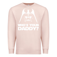 Pale Pink darth vader who's your daddy Premium Sweatshirt - SnappyArt