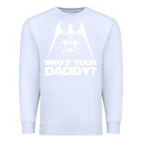 White darth vader who's your daddy Premium Sweatshirt - SnappyArt
