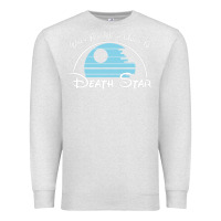 Oatmeal Heather when you wish upon a death star Premium Sweatshirt - SnappyArt