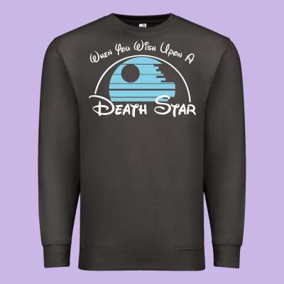 When You Wish Upon A Death Star Premium Sweatshirt Designed By Snappyart