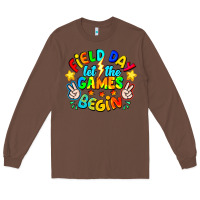 Chestnut Field Day Let The Games Begin Long Sleeve Tee - CowhideDigitalArt