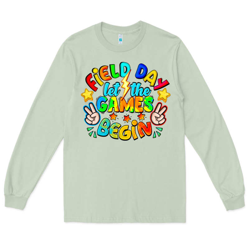 Field Day Let The Games Begin Long Sleeve Tee by CowhideDigitalArt | Teevron