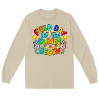 Mushroom Field Day Let The Games Begin Long Sleeve Tee - CowhideDigitalArt