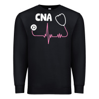 Black cna nurse t shirt Premium Sweatshirt - SnappyArt