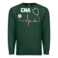 Sports Green cna nurse t shirt Premium Sweatshirt - SnappyArt