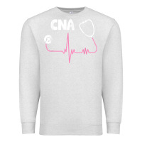 Oatmeal Heather cna nurse t shirt Premium Sweatshirt - SnappyArt