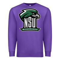 Purple northeastern state riverhawks Premium Sweatshirt - SnappyArt