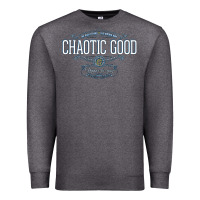 Charcoal Heather Chaotic Good Essential  Copy Premium Sweatshirt - SnappyArt