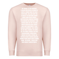 Pale Pink MY NAME IS ZAK BAGANS - GHOST ADVENTURES Premium Sweatshirt - SnappyArt