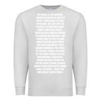 Dove Grey MY NAME IS ZAK BAGANS - GHOST ADVENTURES Premium Sweatshirt - SnappyArt